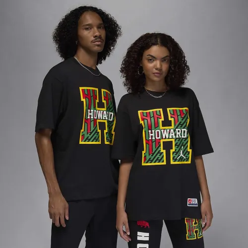Nike Jordan x Howard University мужские футболка цвет черный