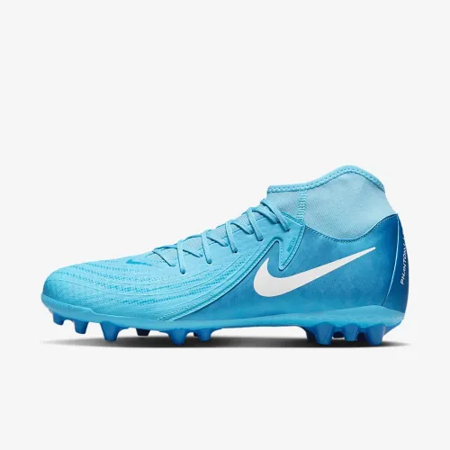 Nike Phantom Luna 2 Academy AG High-Top футбольні бутси блакитний