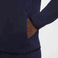 Nike Tech мужские Full-Zip Windrunner Толстовка с капюшоном синий