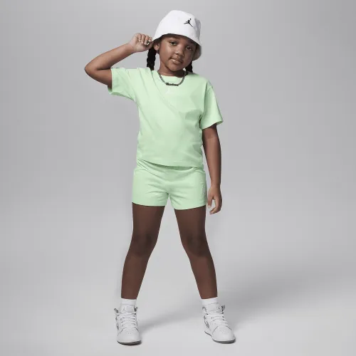 Nike Jordan Essentials Little детские шорты набор цвет зеленый