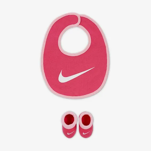 Nike Baby (0-6M) Bib and Booties набор Pink