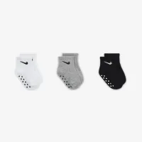Nike Core Swoosh Baby Gripper носки Box набор (3 пары) цвет серый