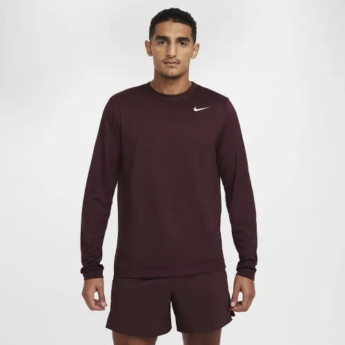 Nike Dri-FIT Legend чоловічі Long-Sleeve Fitness Top колір червоний