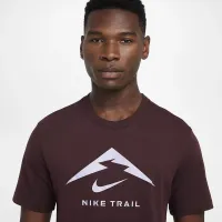 Nike Dri-FIT чоловічі Trail Running футболка колір червоний