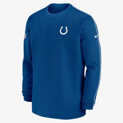 Indianapolis Colts Sideline Coach Men’s Nike NFL Long-Sleeve Top блакитний