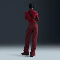 Nike Windrunner жіноча З високою талією Woven Open-Hem Pants колір червоний