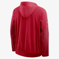 San Francisco 49ers Well Rounded Anorak мужские Nike NFL 1/2-Zip Hooded Куртка цвет красный