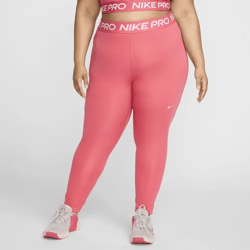Nike Pro 365 женская лосины (большие размеры) Pink