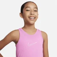 Nike One Big дитячі (Girls') Dri-FIT тренувальні Tank Pink