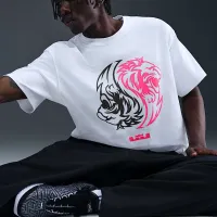 Nike LeBron мужские Max90 футболка цвет белый