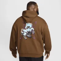 Nike SB Fleece Pullover Skate Толстовка з капюшоном колір коричневий
