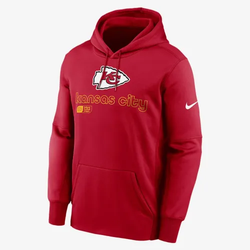 Kansas City Chiefs Men’s Nike Therma NFL Pullover Толстовка з капюшоном колір червоний