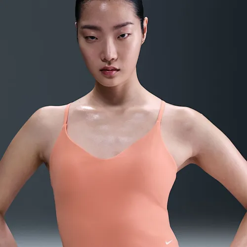 Nike Indy жіноча Light-Support Padded Sports Bra Tank Orange