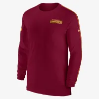 Washington Commanders Sideline Coach мужские Nike Dri-FIT NFL Long-Sleeve Top цвет красный