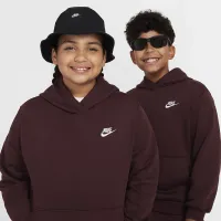 Nike Sportswear Club Fleece Big дитячі Pullover Толстовка з капюшоном (Extended Size) колір червоний