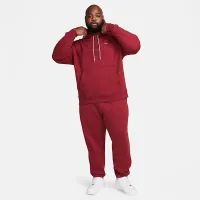 Nike Solo Swoosh чоловічі Fleece Pullover Толстовка з капюшоном колір червоний