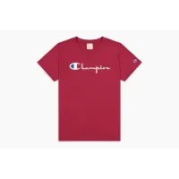 Футболка Champion Big Logo Crew Neck 114128-RS510 - Розовая