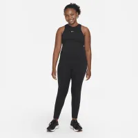 Nike Dri-FIT One Big дитячі (Girls') лосіни (Extended Size) колір чорний