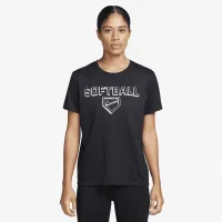 Nike Dri-FIT жіноча Softball футболка колір чорний
