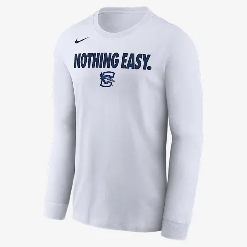 Creighton мужские Nike College Long-Sleeve футболка цвет белый