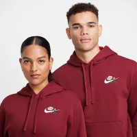 Nike Sportswear Club Fleece Толстовка с капюшоном цвет красный