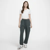 Nike Sportswear Club Fleece женская Mid-Rise оверсайз Cargo Sweatpants цвет зеленый