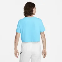 Nike Sportswear Essential женская Cropped Logo T-Shirt Blue