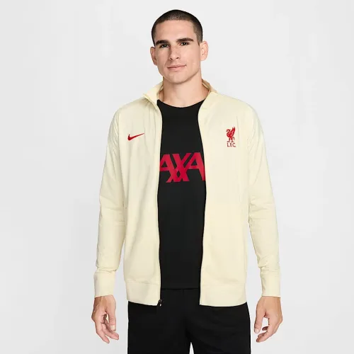Liverpool FC Strike Special Edition чоловічі Nike Dri-FIT Soccer Knit Track Куртка колір білий