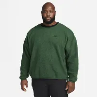 Nike Club Fleece мужские Winterized Crew цвет зеленый