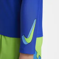Nike Swim 3-D Swoosh Big детские (для мальчиков) Long-Sleeve Zip Hydroguard синий