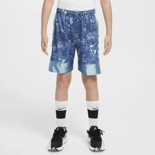 Nike Elite 23 Big детские (для мальчиков) Dri-FIT баскетбольные шорты синий