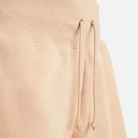 Nike Sportswear Phoenix Fleece жіноча З високою талією Loose шорти колір коричневий