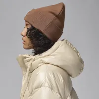 Nike Jordan Peak Essential Beanie колір коричневий