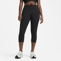 Nike Fast жіноча Mid-Rise Crop Running Leggings (Plus Size) Black