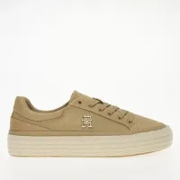Кроссовки Tommy Hilfiger Vulc Sneaker Linnen FW0FW07673-RBL - Бежевые