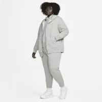 Nike Sportswear Phoenix Fleece жіноча оверсайз Full-Zip Толстовка з капюшоном (великі розміри) колір сірий