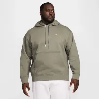 Nike Solo Swoosh мужские Fleece Pullover Толстовка с капюшоном цвет зеленый