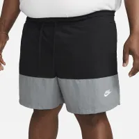 Nike Club мужские Woven Color-Blocked шорты цвет черный