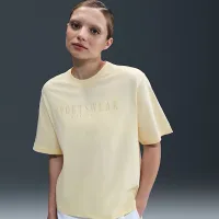 Nike Sportswear женская Boxy футболка цвет коричневый