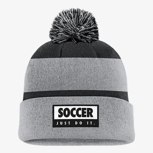 Nike Swoosh Peak Soccer Beanie цвет серый