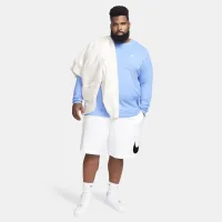 Nike Sportswear Club Men's Long-Sleeve T-Shirt Blue