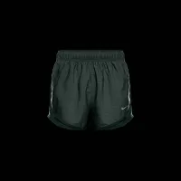 Nike Tempo женская Dri-FIT Mid-Rise Brief-Lined Running шорты цвет зеленый