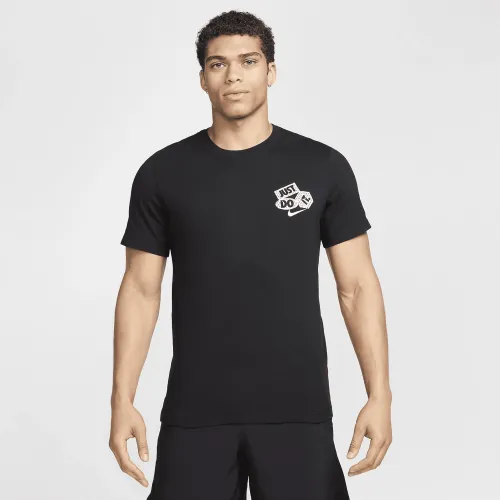 Nike чоловічі Fitness футболка колір чорний
