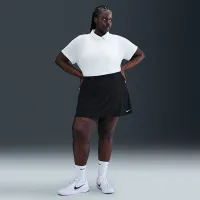 Nike Victory женская Dri-FIT Straight Tennis юбка (большие размеры) цвет черный
