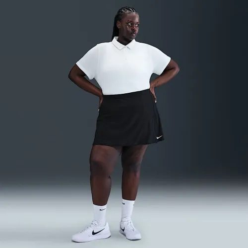 Nike Victory женская Dri-FIT Straight Tennis юбка (большие размеры) цвет черный