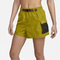 Nike женская Cargo Cover-Up Swim шорты цвет зеленый