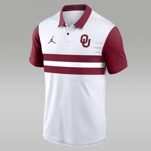 Nike Oklahoma Sooners Primetime Campus Vapor чоловічі Jordan Dri-FIT College Polo колір білий