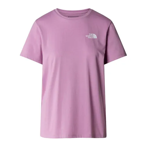 Футболка The North Face Foundation Mountain 0A882VPO21 - фиолетовая