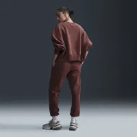 Nike Sportswear Phoenix Fleece женская Over-оверсайз Crew-Neck свитшот цвет коричневый