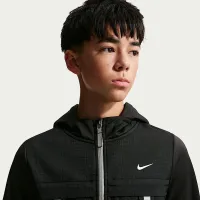 Nike Sportswear City Utility Big детские Full-Zip Толстовка с капюшоном цвет черный